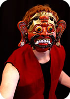 Balinese-Style Topeng Masks