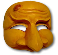 Zanni Commedia Mask 1