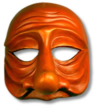 Zanni Commedia Mask 2