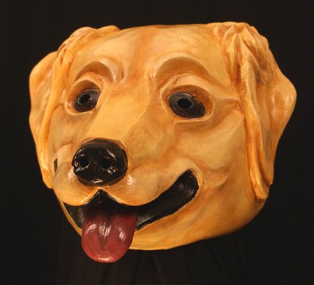 Golden Retriever Dog Mask
