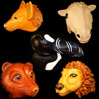 The Great Auk - All 5 Head Pieces