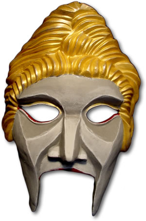 Goddess Greek Theater Mask