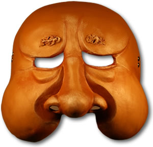 Kaek Character Half-Mask