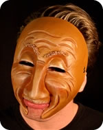 Arie mask being worn