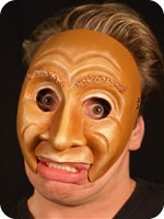 Ceri mask being worn