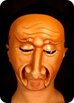 Dagny mask being worn