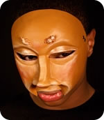 Dei mask being worn