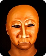 Haw mask being worn