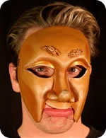 Lep mask being worn