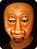 Lug mask being worn