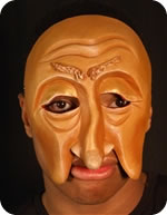 Spritzer mask being worn