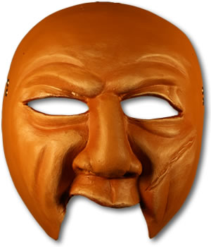Oaf Character Half-Mask