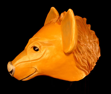 Hyena Head Piece