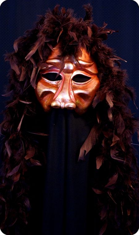 Mardi Brown Beast Costume Mask