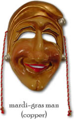 "Mardi-Gras Man" (Copper)