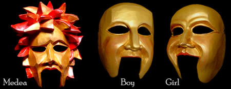 Custom Masks - Medea, Boy, & Girl